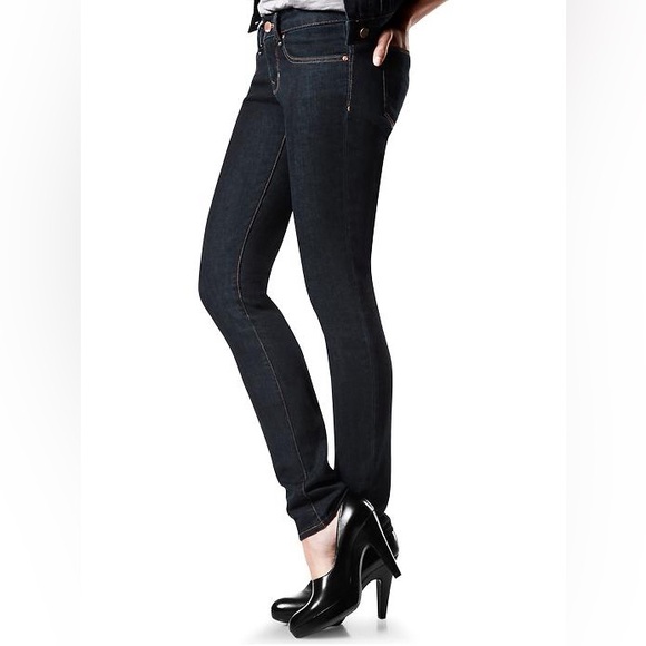 GAP 1969 Skinny Jeans Women’s Petite Jeans Always Skinny Dark Wash Size 2 Short - Picture 11 of 15